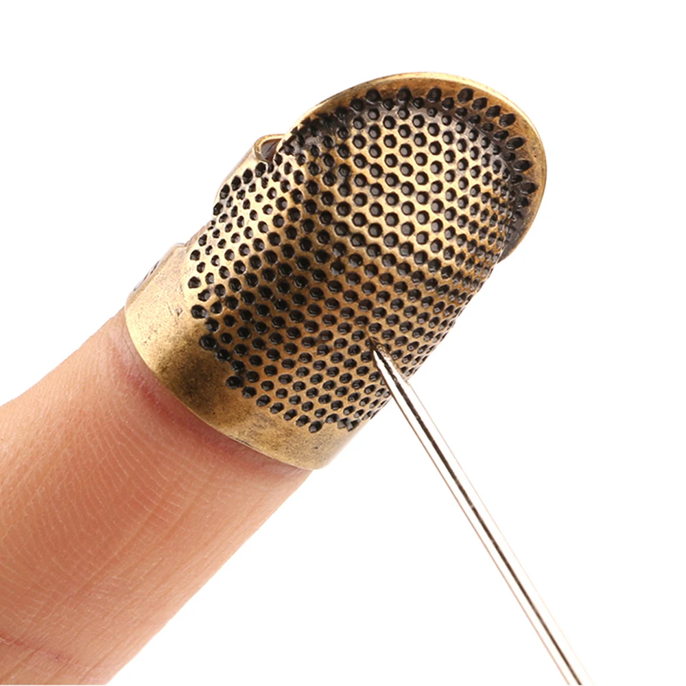 

Retro Copper Brass Thimble Handworking Sewing Thimble Protector Needlework Sewing Tools Accessories Needle Arts Sewing Thimble