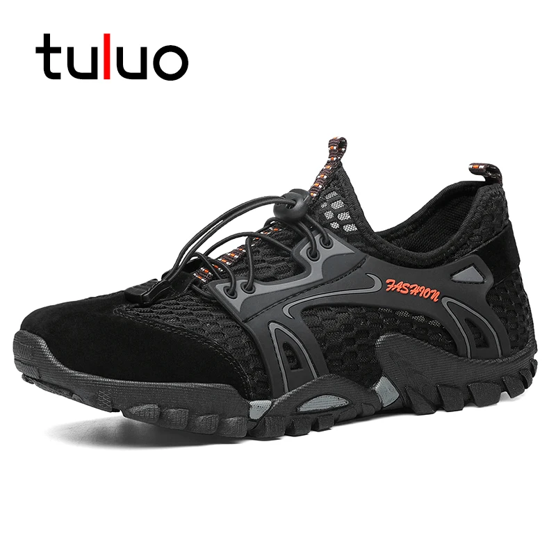 

TULUO Hot Sale Water Shoes Men Women Summer Breathable Barefoot Quick Drying Non-slip Outdoor Beach Swimming Sea Male Sneakers