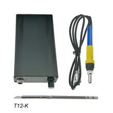 T12 V3.0 STM32 цифровая литиевая батарея Температура контроллер паяльная станция железные стержни T12-K B2 BC2 D24 электрокоагуляции Apparat