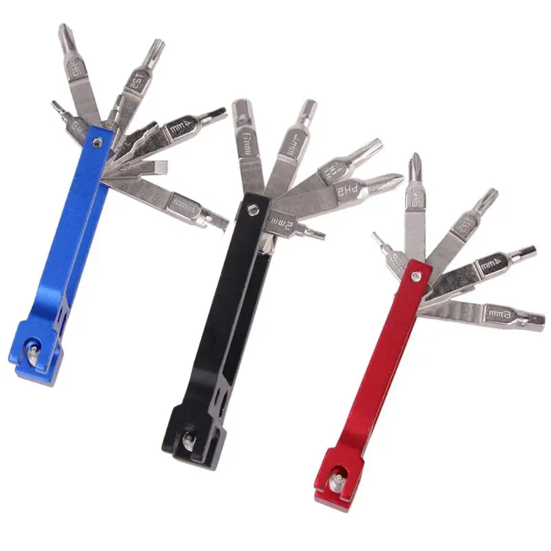 

19 in 1 Bicycle Practical Tools Foldable Hex MTB Mountain Cycling Bike Repair Tools Key Screwdriver Wrench Multi Kit New