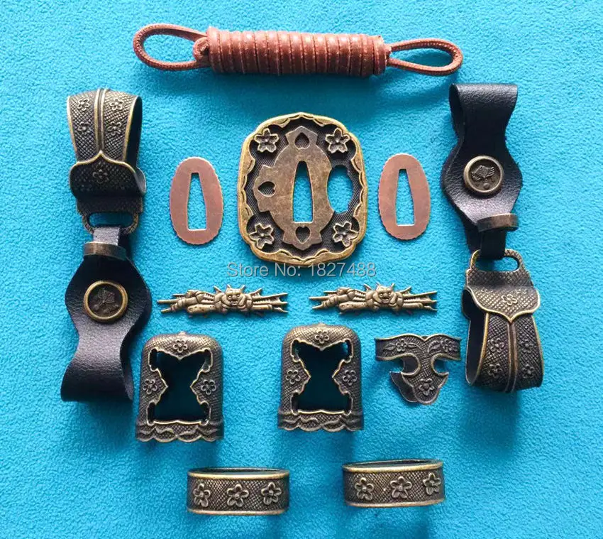 

High-Quality Metal Crafts Collection Kirsite Tsuba Fittings For Japanese Military Sword Katana Handmade DIY Accessory