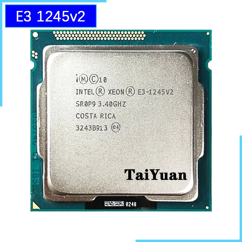 

Intel Xeon E3-1245 v2 E3 1245v2 E3 1245 v2 3.4 GHz Quad-Core Eight-Thread CPU Processor 8M 77W LGA 1155