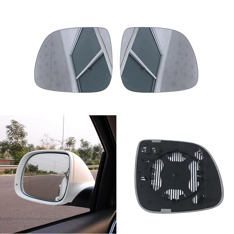 Car Replacement Left Right Heated Wing Rear Mirror Glass for Audi Q7