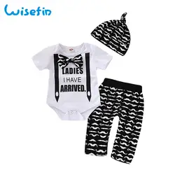 Wisefin/комплект одежды для маленьких мальчиков для новорожденных 3-18 месяцев комплекты одежды для новорожденного комплект для мальчиков