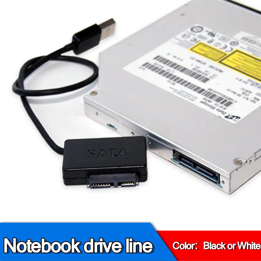 Жесткий диск Sata кабель SATA USB адаптер 6P + 7P USB2.0 13 Pin Box Подходит для 2 5 &quotHdd Caddy