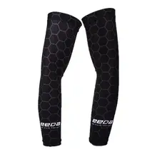 Лед ткань бег рука рукава УФ-Защита дышащий Велоспорт рука рукава Фитнес Бег Мужчины Женщины наручная повязка грелки рукава