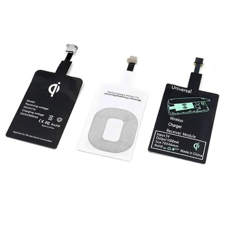 

Universal Qi Wireless Charger Adapter Receiver Charging Receiver For IPhone Samsung Andriod Type-C 1 Pc