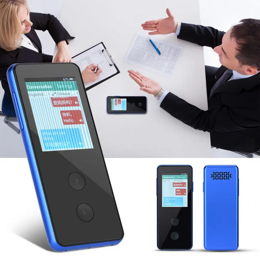 

Portable Smart Simultaneous Translating Voice Translator Precise Noise Cancelling Multilingual Translator Universal