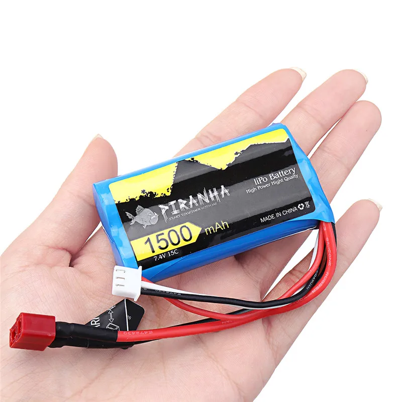 PXtoys 7 4 V 1500mAh 15C 2S T вилка Lipo батарея для 9200 9202 1/12 Rc автозапчасти PX9200 46|Детали и