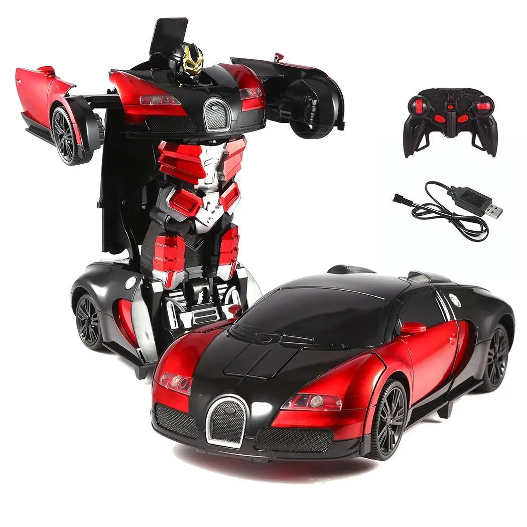 15m Rechargeable Controller 1:14 35 with 590  One-key Red 2.4G Robot Car Remote About Minutes 6inch Blue Deformation 5V