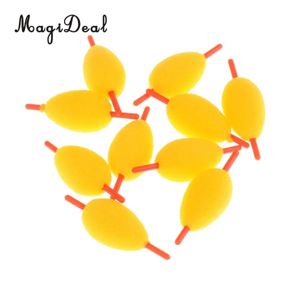 

MagiDeal 10 Pieces Slip Stick Fishing Floats Sea Rock Ice Fish Floating Kits for crappie bream trout ice fishing 0.4/1/1.5/2g