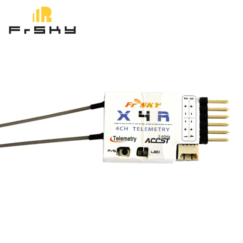 

FrSky 2.4G ACCST X4R 4CH Telemetry Receiver for RC Drone FPV Racing