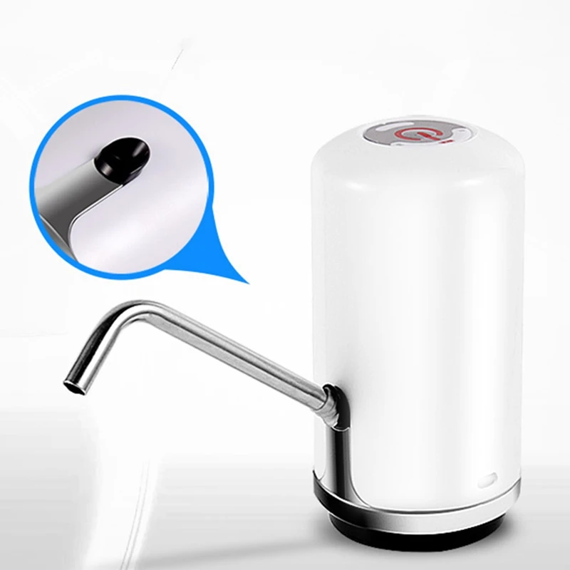Electric Charging Water Dispenser Usb Charging Battery Water Bottle Pump Dispenser Water Pumping Device