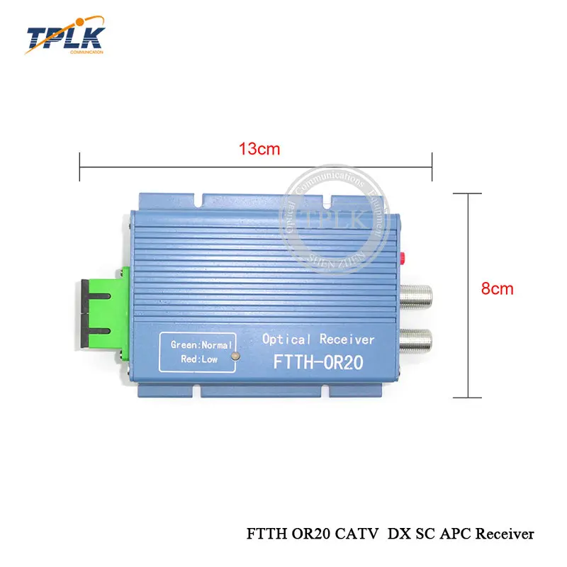 FTTH OR20 CATV DX SC APC приемник AGC дуплексный FTTH волоконно-оптический приемник с WDM встроенный для ONU для Интернета