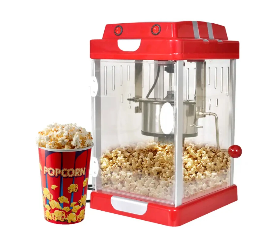 

220 - 240 V Professional Popcorn Machine 2.5 Ounces Stainless Pot, Removable And Easy To Clean 50177
