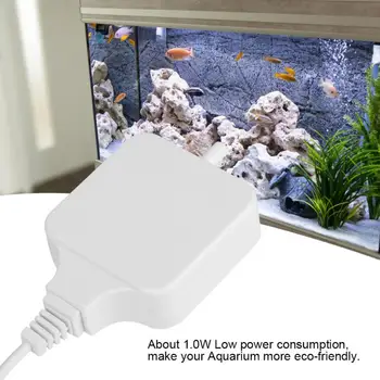 

Super Silent Oxygen Air Pump Mini Fish Tank Air Pumps Square Energy Saving Low power consumption Oxygen Pump 100-120V US Plug
