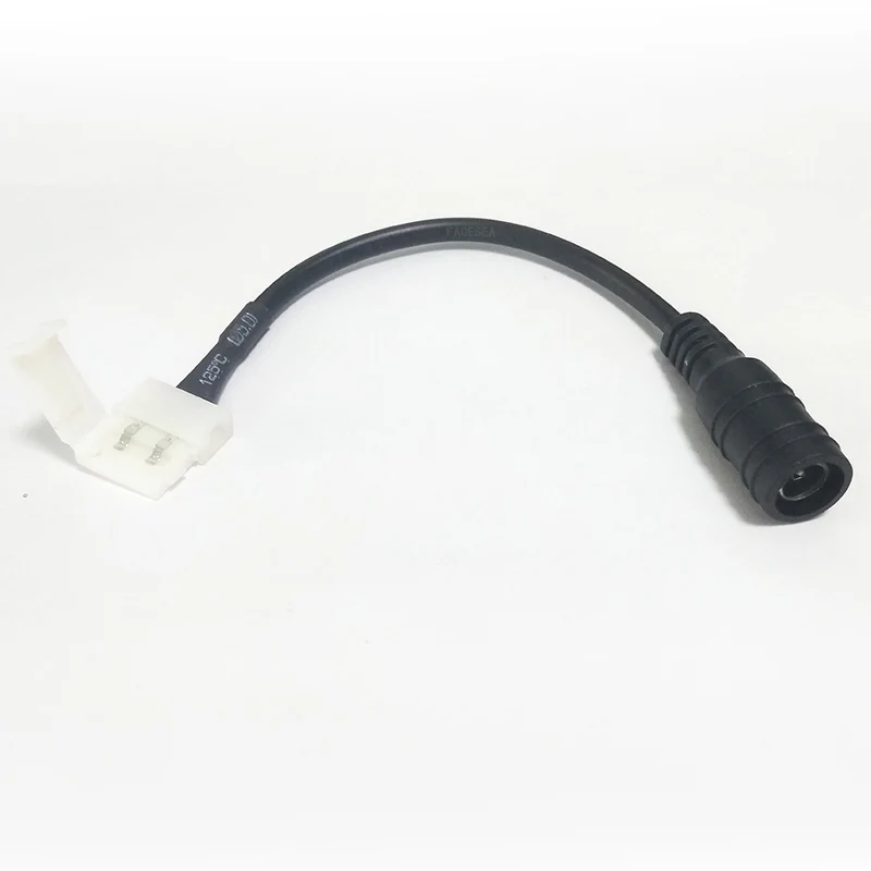 10 ~ 100 шт мм 2pin Женский DC адаптер Светодиодная лента Разъем 5050 SMD одноцветная