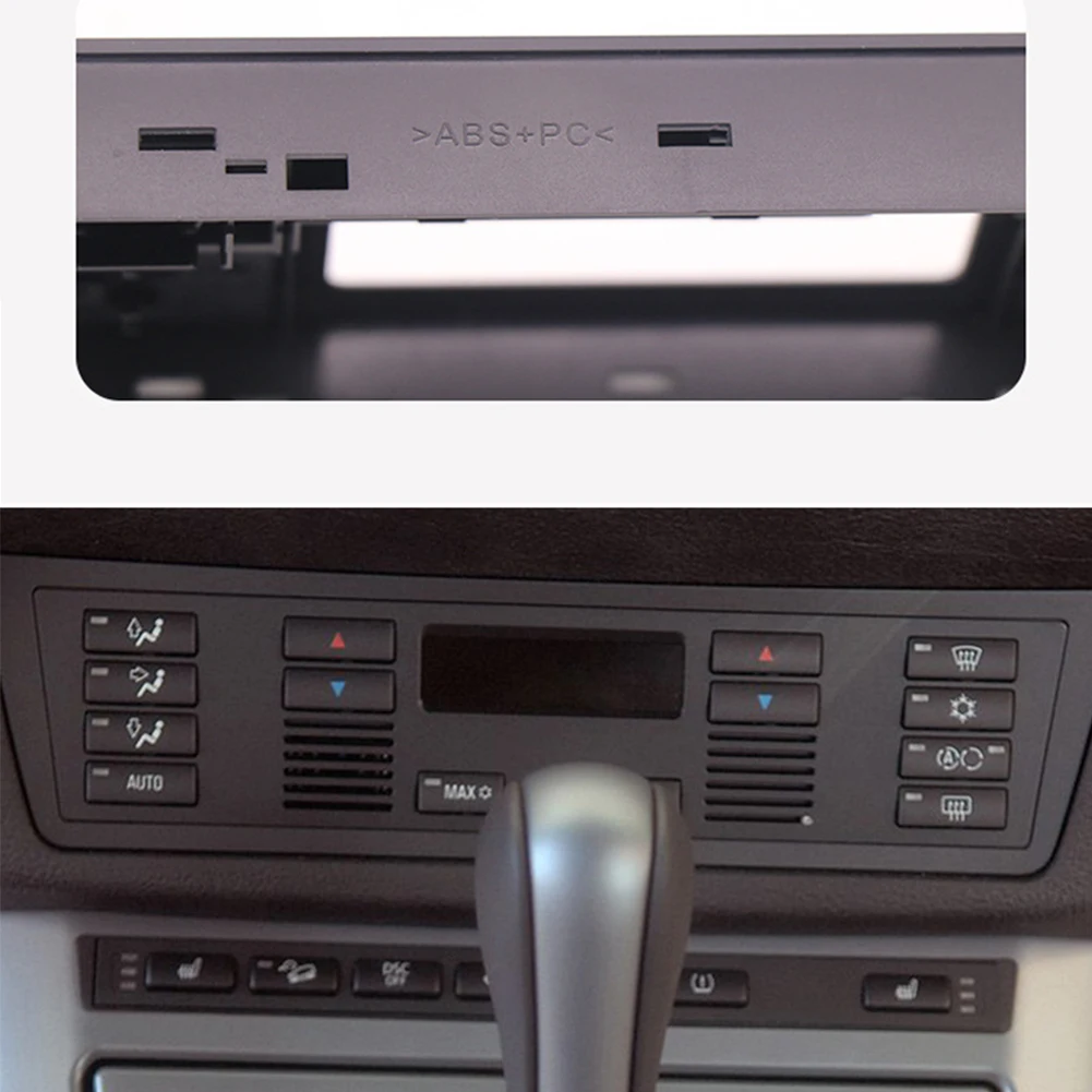 

Ventilation Parts Durable ABS Protector Climate Control Switch Button Set Repair Air Conditioner Panel For BMW E39 E53 X5