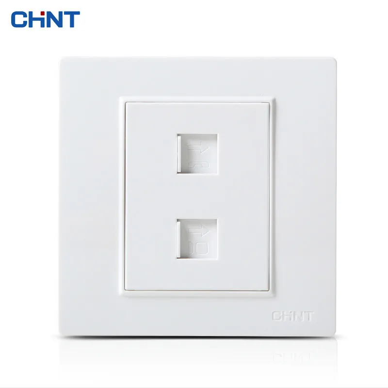 

CHINT NEW7L Three Color Security Steel Frame Wall Switch pop Socket Panel Steel Frame Structure Telephone Computer Combine