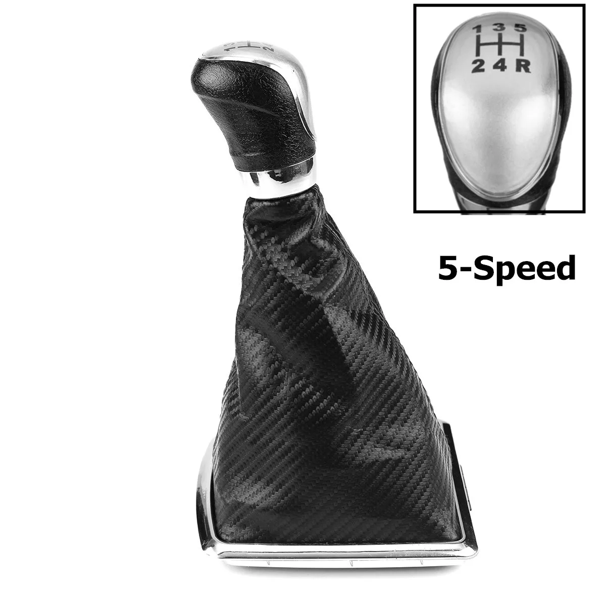 

Durable Car 5-Speed Gear Shift Knob Gaitor Boot Cover For Ford For Focus/ 2005-08 2010-12