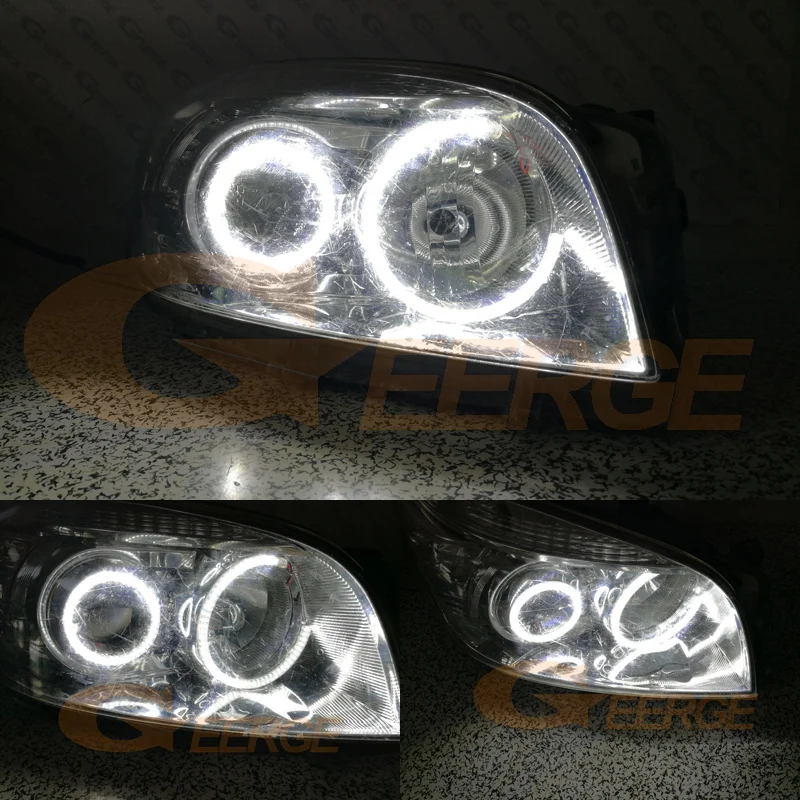  For Toyota Rav4 2006 2007 2008 projector headlight Excellent Ultra bright smd led Angel Eyes kit DR - 32975097821