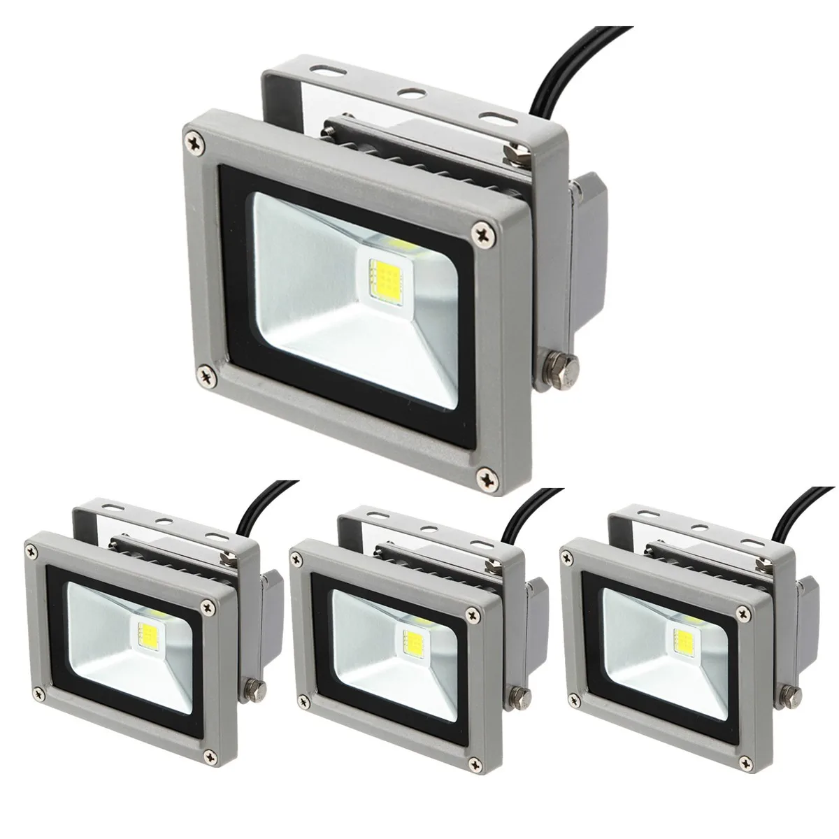

3pcs/lot 10W LED Flood Light 12V-24V IP65 Waterproof LED Floodlight Refletor LED Spotlight For Outdoor Lighting Garden Lighting