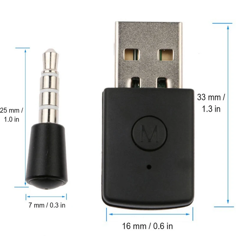 USB адаптер kebidumei с Bluetooth 4 0 и EDR 3 5 мм для контроллера PS4 консоли стабильная