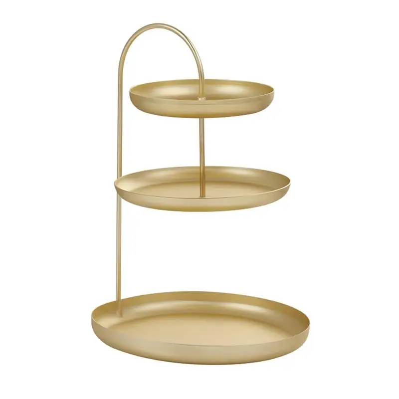 

1 Pc Jewelry Rack Three-Layer Solid Practical Storage Tray Hanging Plate Storage Rack Storage Key Earrings Cosmetics