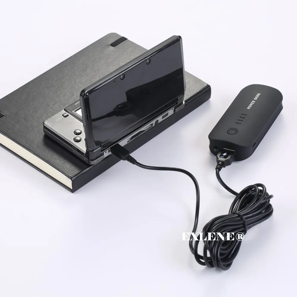 Кабель зарядный EXLENE для Nintendo 3dsxl 2DSLL 3DS 2DS черный 1 2 м упаковки|Кабели| |