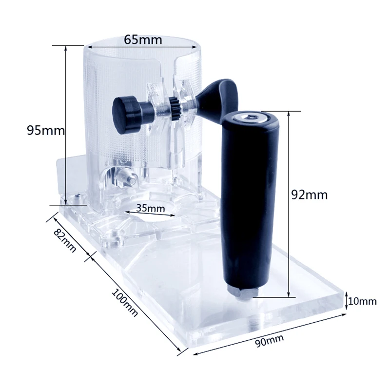  New Trimmer Base Balance Board Woodworking Edge Cutter For Electric Trimmer Machine Power Tools Acc