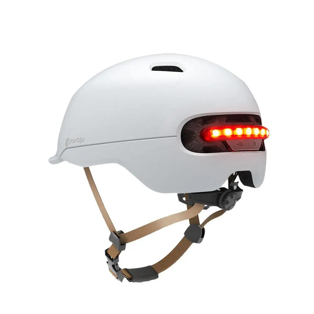 Mounchain Велоспорт интеллигентая(ый) сзади светодиодный свет EPS Регулируемая дышащая вентиляция IPX4 мотоциклетный шлем