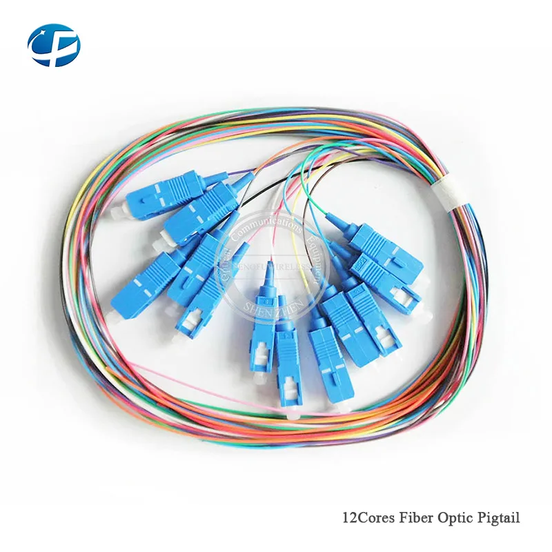 

Good price 12core SC UPC pigtail 1.5m with Singlemode SC-UPC Connector 12 Cores Pigtail cable