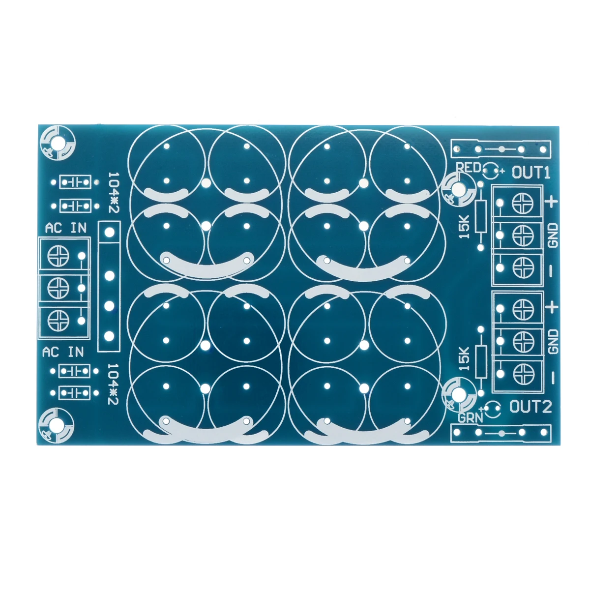 

New Dual Power Rectifier Filter Power Supply Board Parallel Output for Amplifier DIY Audio Rectifier Power Supply