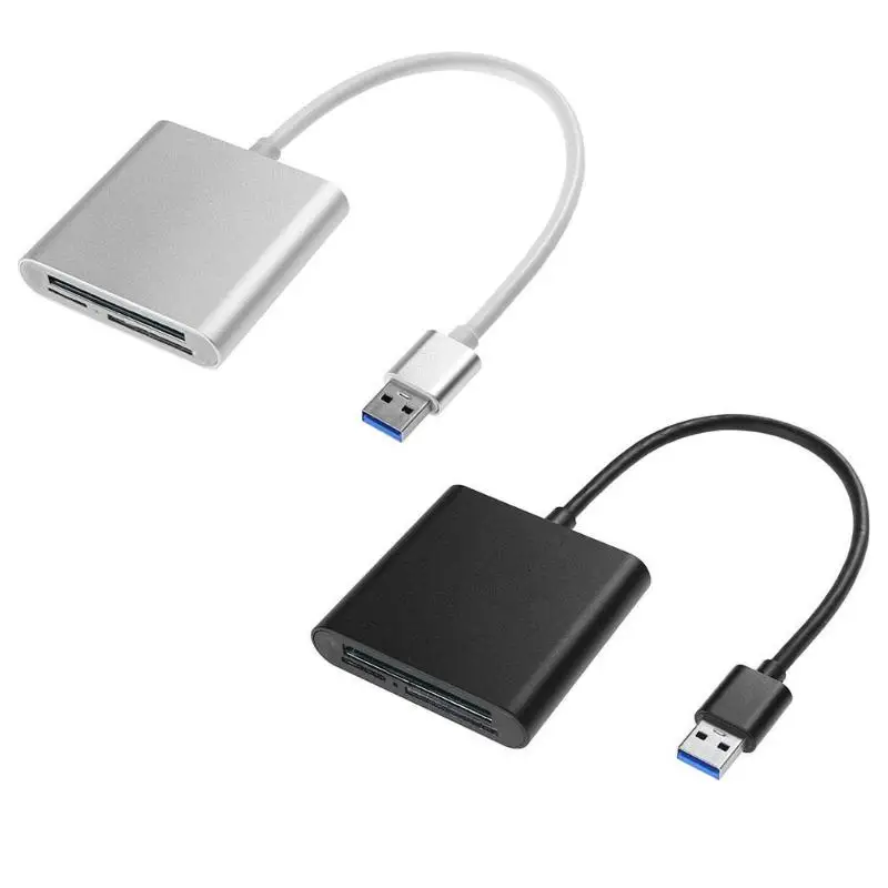 Алюминий карта из сплава Reader высокое Скорость USB3.0 Multi-in-1 внешний ультра высокие Скорость Card Reader для портативных ПК