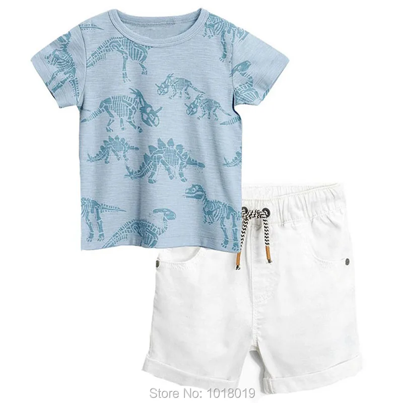 

Baby Boys Clothes Sets Summer Quality 100% Cotton Kids Clothes Set Brand New 2019 Bebe Short Sleeve t-shirt Pants Children Suits