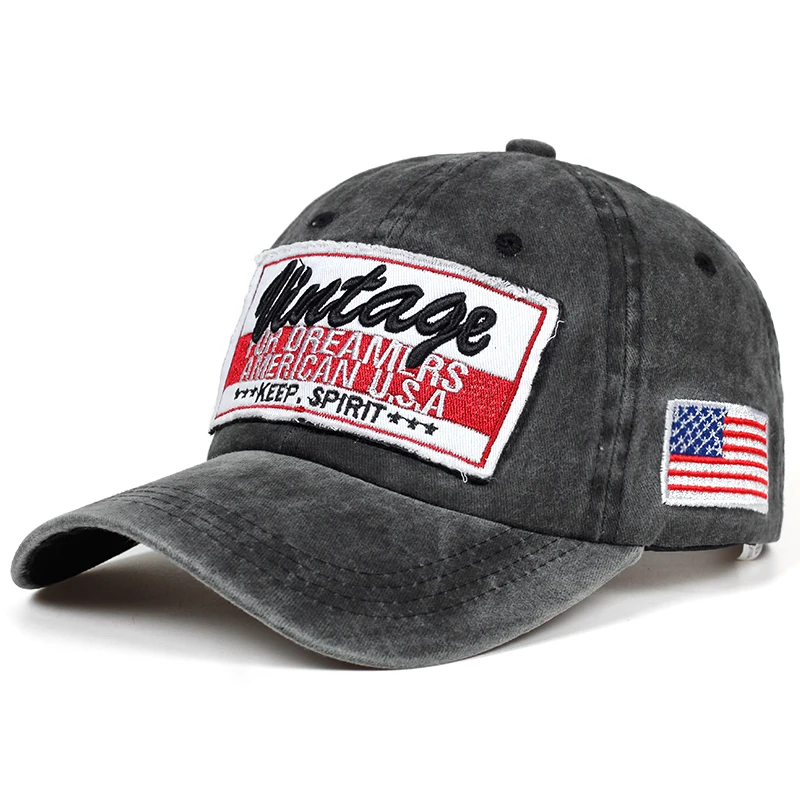 

2019 new Fashion sports Washed baseball cap women letter embroidery caps Men Women hip hop dad hat adjustable outdoor sunhats