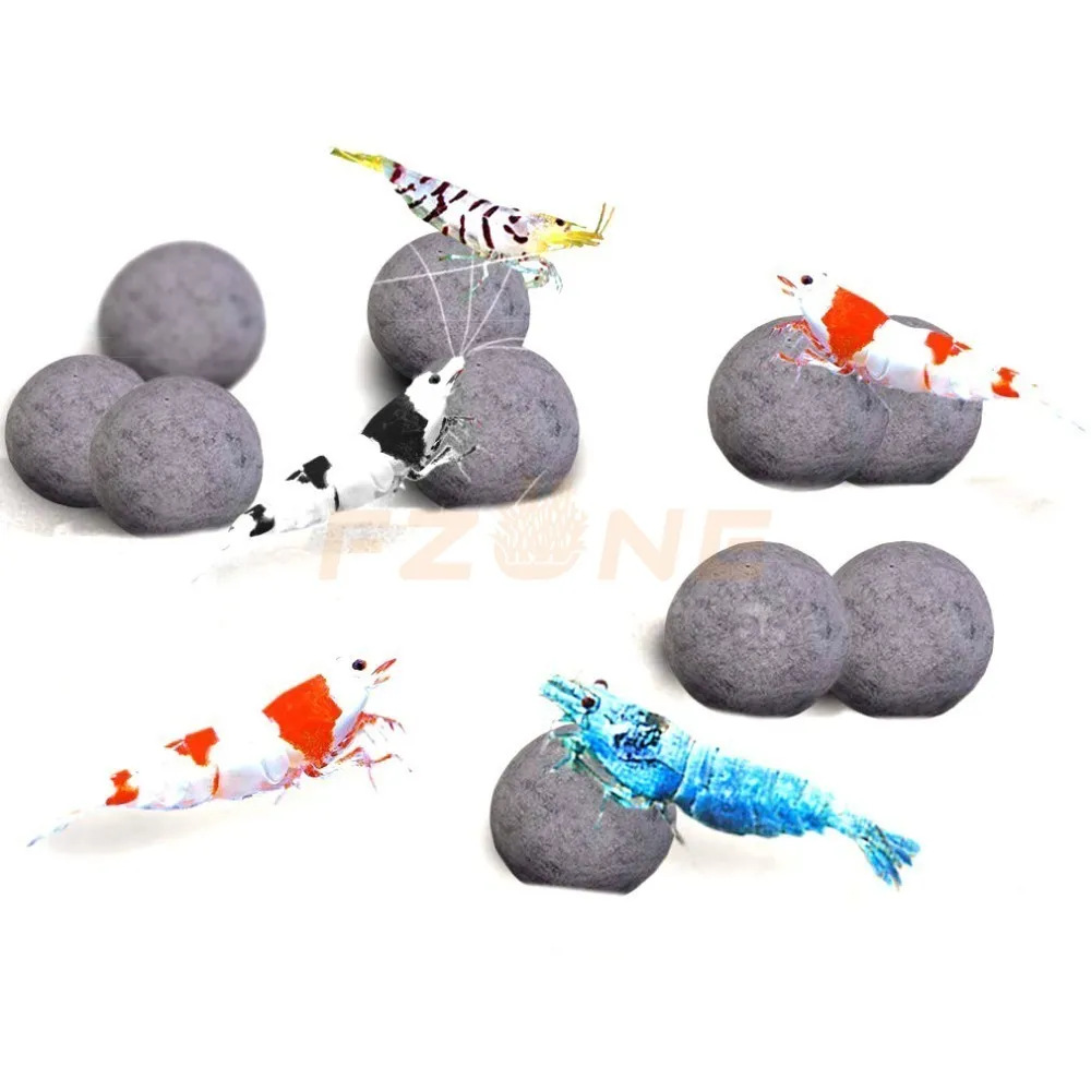 

Crystal Red Cherry bee aquarium tourmaline mineral long time slow release ball gray color free shipping