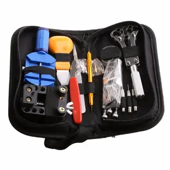 

144Pcs Watch Repair Tool Kit Adjustable Back Case Opener Bar Remover Repair Pry Screwdriver Clock Watch Watchmaker Tools