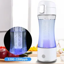 Белый 1500ppb перезаряжаемая бутылка водород богатый воды ионизатор чаша-генератор