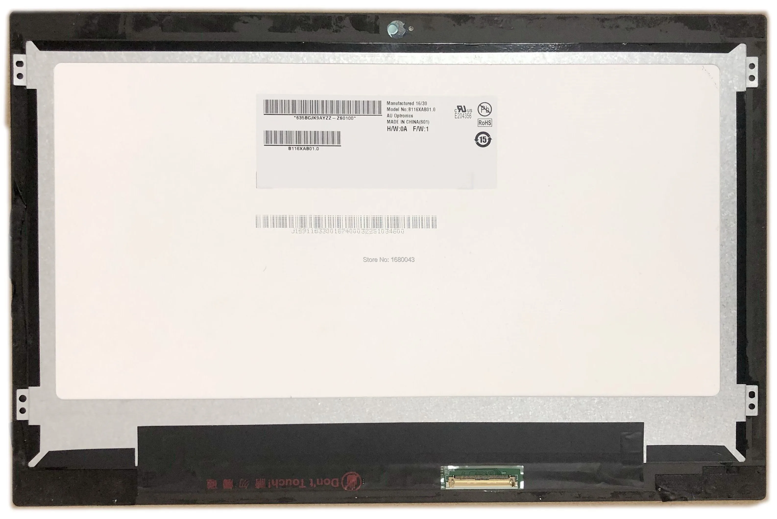 B116XAB01.0 LCD SCREEN Touch Screen Digitizer Assembly For Acer Spin Chromebook 11 R751T R751T-C4XP N16Q14 1366X768