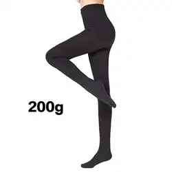 Для женщин Повседневное однотонные зимние толстые теплые тонкий леггинсы полный 5C-15C, костюм для 35 кг-65 кг эластичный Термальность брюки