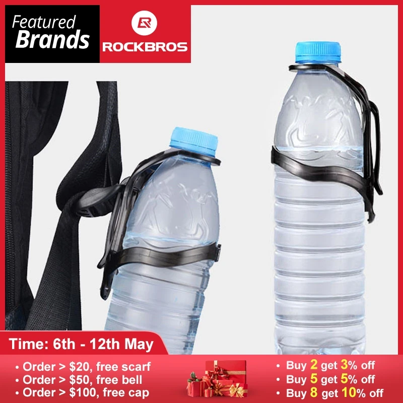

Rockbros Water Bottle Cage Quick Remove Backpack PC Outdoor Sports Water Cup Holder Bottle MTB Rode Bike Cycling Accessory