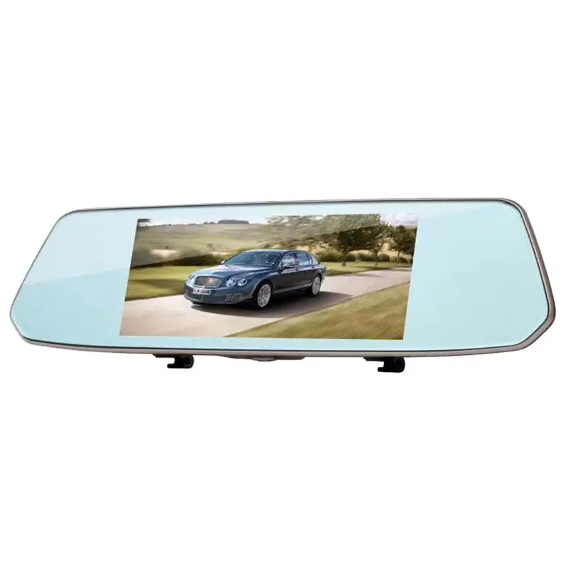 

L1007 Rear View Mirror Travel Recorder 7 Inch High Definition Touch Screen Track Offset Reverse Image Recorder