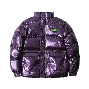 

Men Winter Warm Parkas Hip Hop Fashion Casual Patchwork Thick Parka Jackets Coats Male Streetwear Solid Outwear Clothes