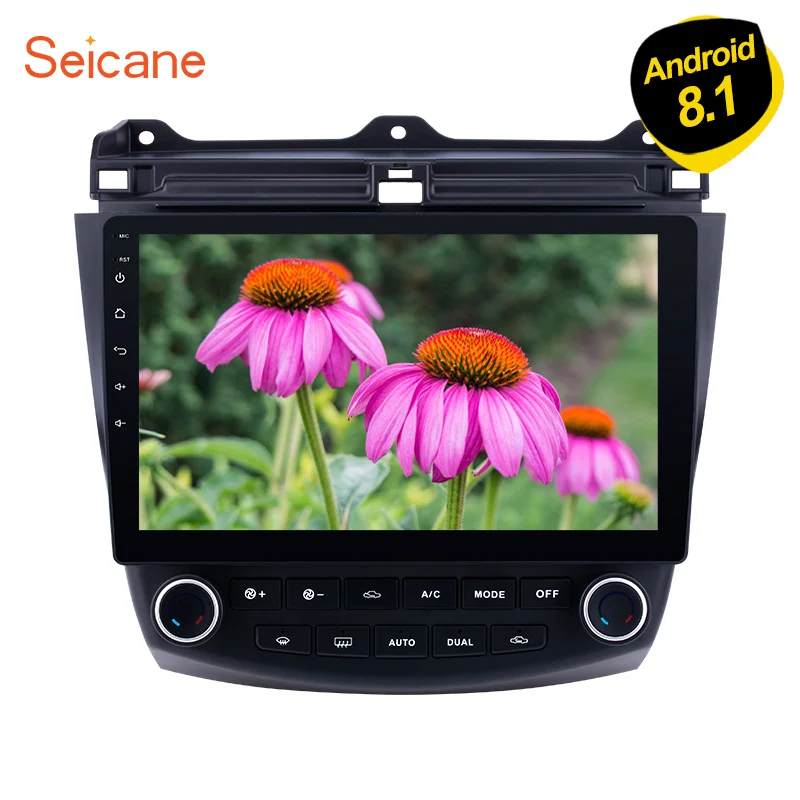 

Seicane 10.1" Android 7.1/8.1 Car GPS Navi Radio Multimedia Player For 2003 2004 2005-2007 Honda Accord 7 Quad-core Dual AC