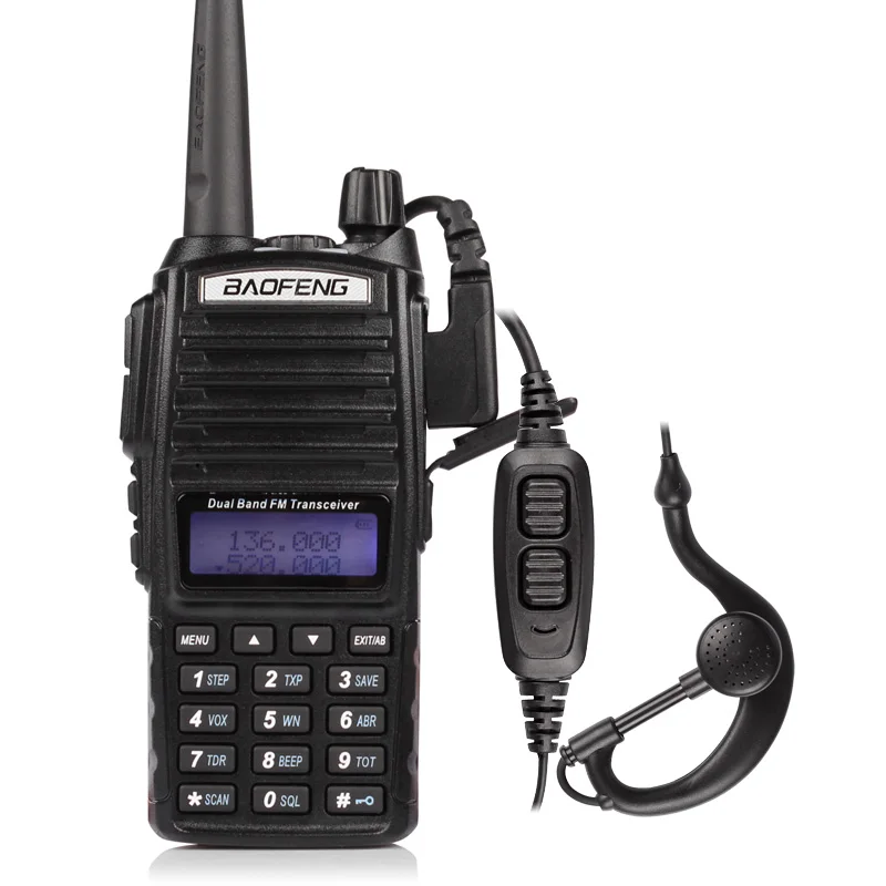 Baofeng UV-82L двухдиапазонный двойной PTT 1 Вт громкий динамик VHF UHF PMR CTCSS DTMF