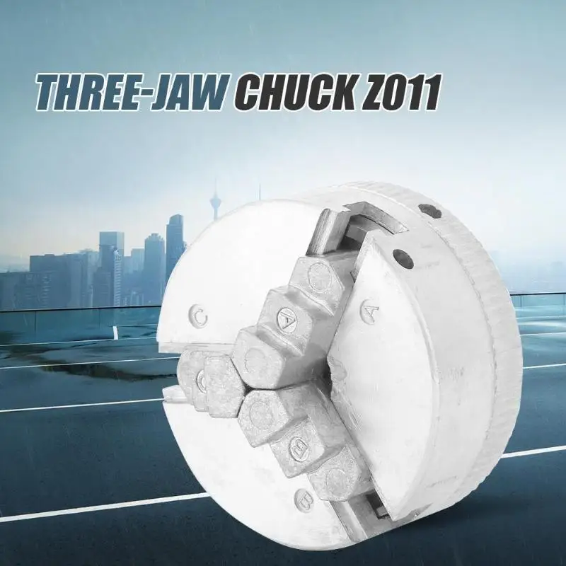 

Z011A Collet Zinc Alloy 3-Jaw Lathe Chuck Clamps Wood Turning Lathe Tool New