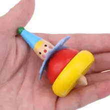 2 шт. деревянные детские игрушки с гироскопом дети рельеф стресс Настольный спиннинг игрушки Дети подарки на день рождения классические Ранние развивающие игрушки