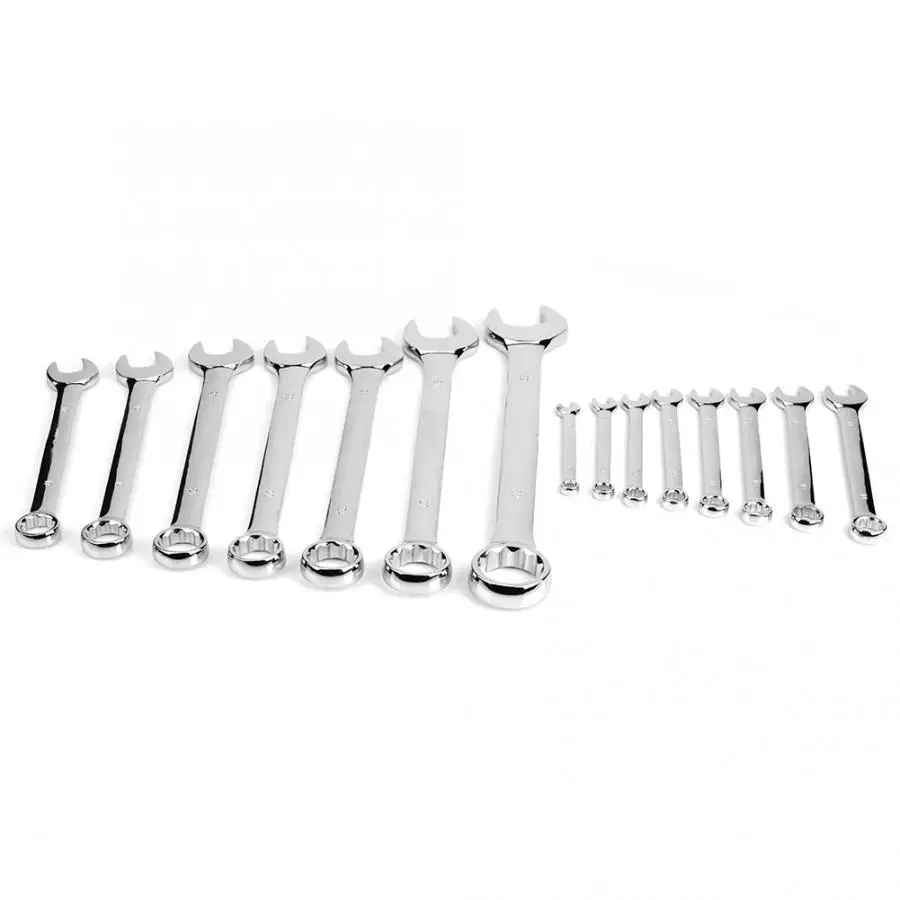 wrench Set 15pcs Ratchet Spanner 6-32mm Socket Wrench Nut Tool spanner Hand Tools | Инструменты