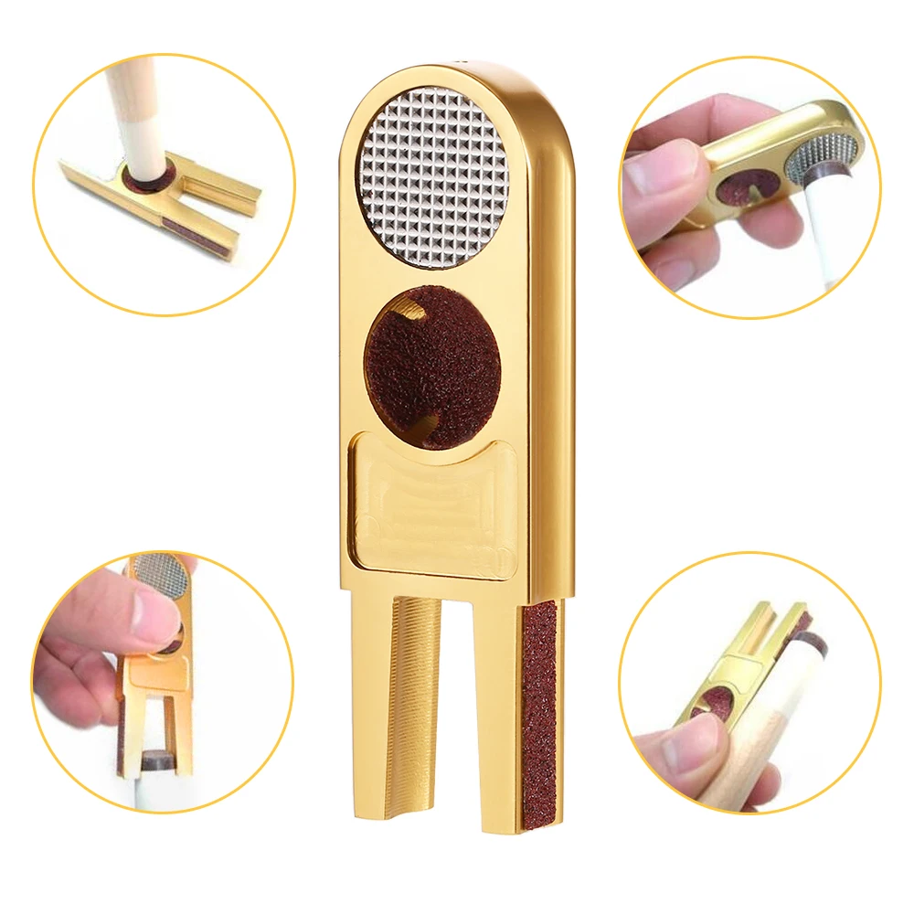 Buy Muti function U shape Cue Tip Trimmer Solid Metal